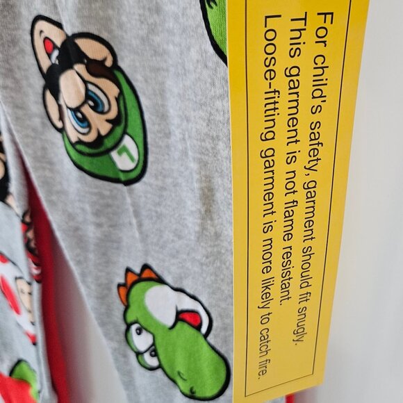 Set of Boys size 4 Pajama Sets/ 2 pairs Super Mario NWT - Picture 9 of 11